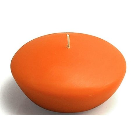 ZEST CANDLE Zest Candle CFZ-050 3 in. Orange Floating Candles -12pc-Box CFZ-050